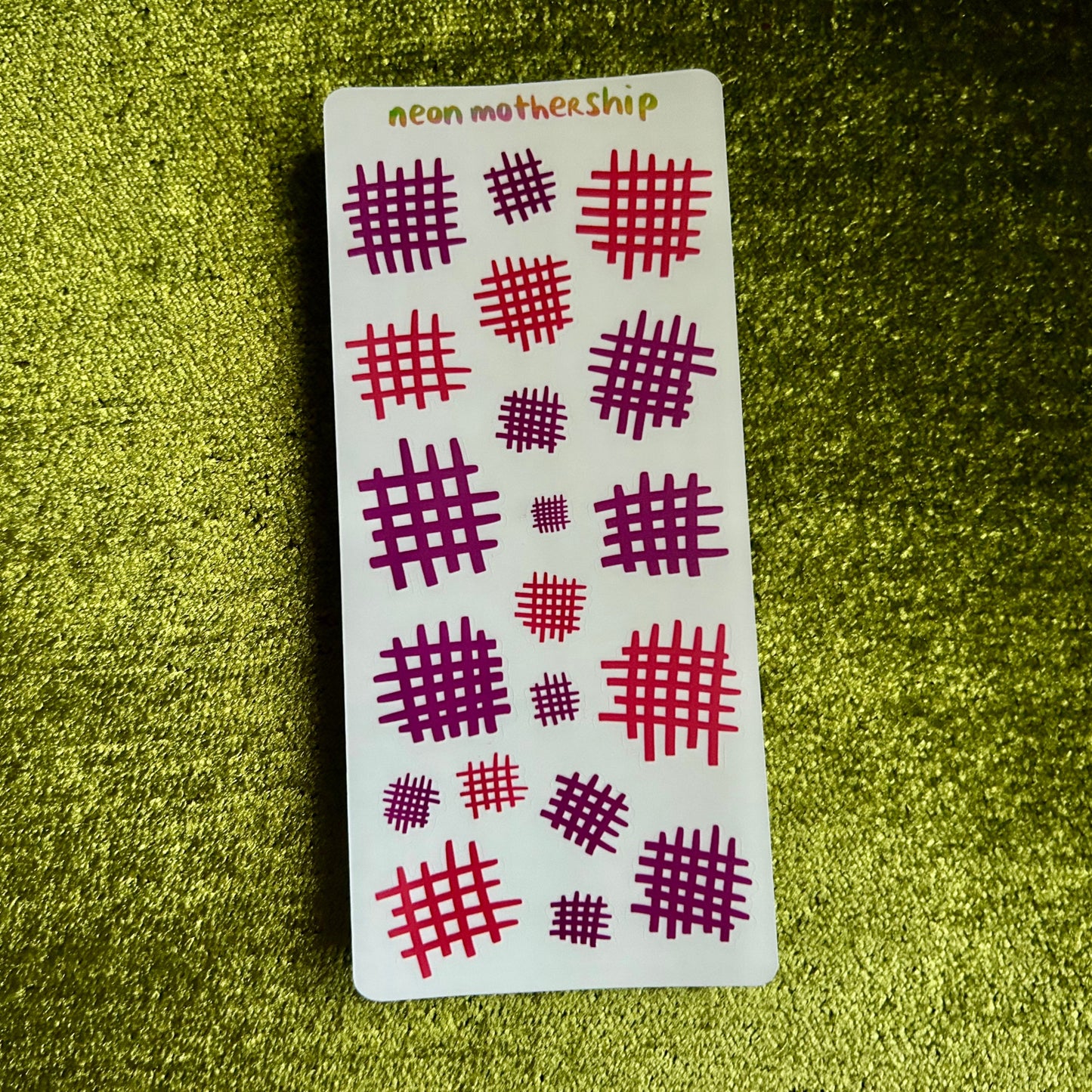 Space Waffles Deco - Pink + Purple