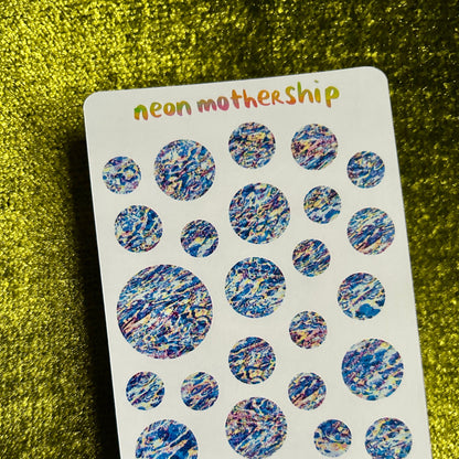 Oblivion Planet Sticker Sheet