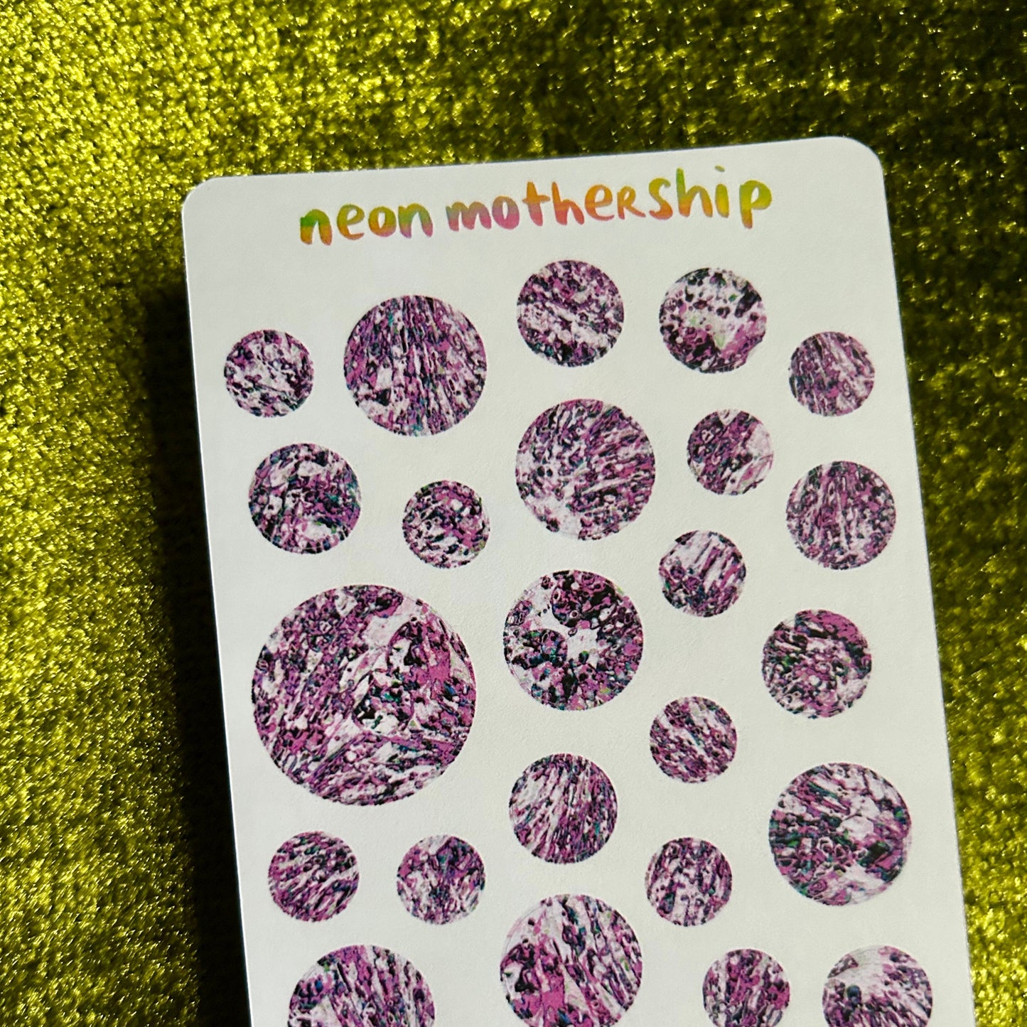 Webb Planet Sticker Sheet