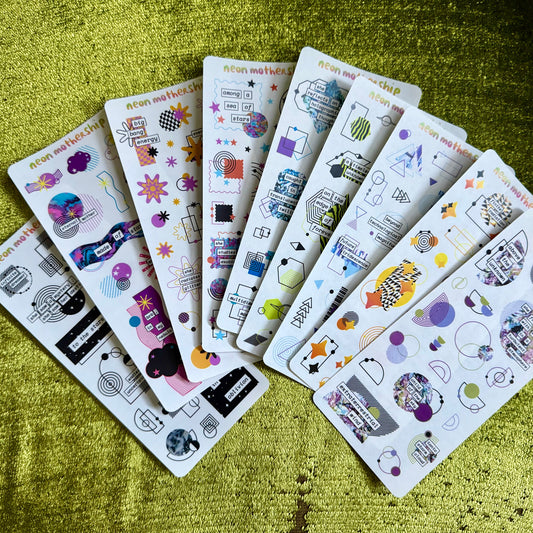 9 sticker sheets