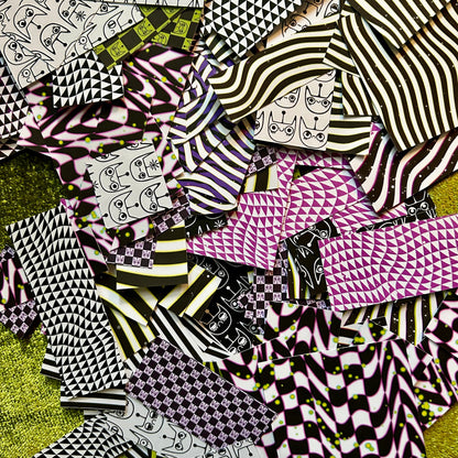 Strange and Unusual Sticker Scrap Pack - Small Shapes