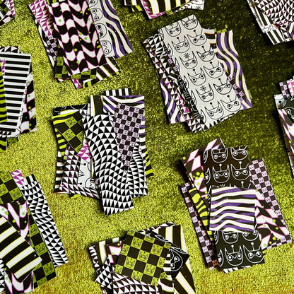 Strange and Unusual Sticker Scrap Pack - Small Shapes