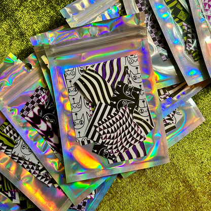 Strange and Unusual Sticker Scrap Pack - Small Shapes