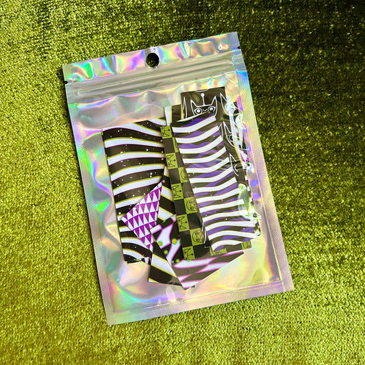 Strange and Unusual Sticker Scrap Pack - Small Shapes