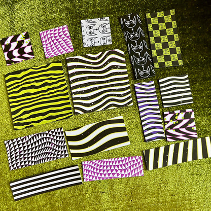 Strange and Unusual Sticker Scrap Pack - Small Shapes