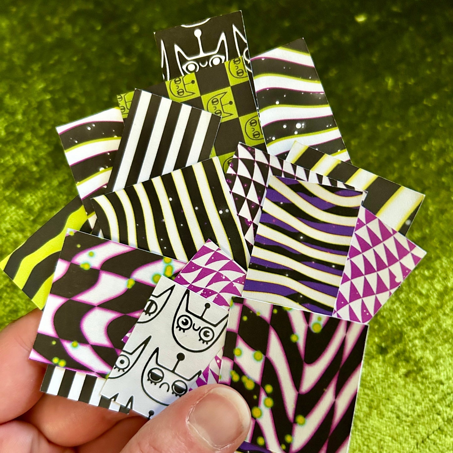 Strange and Unusual Sticker Scrap Pack - Small Shapes