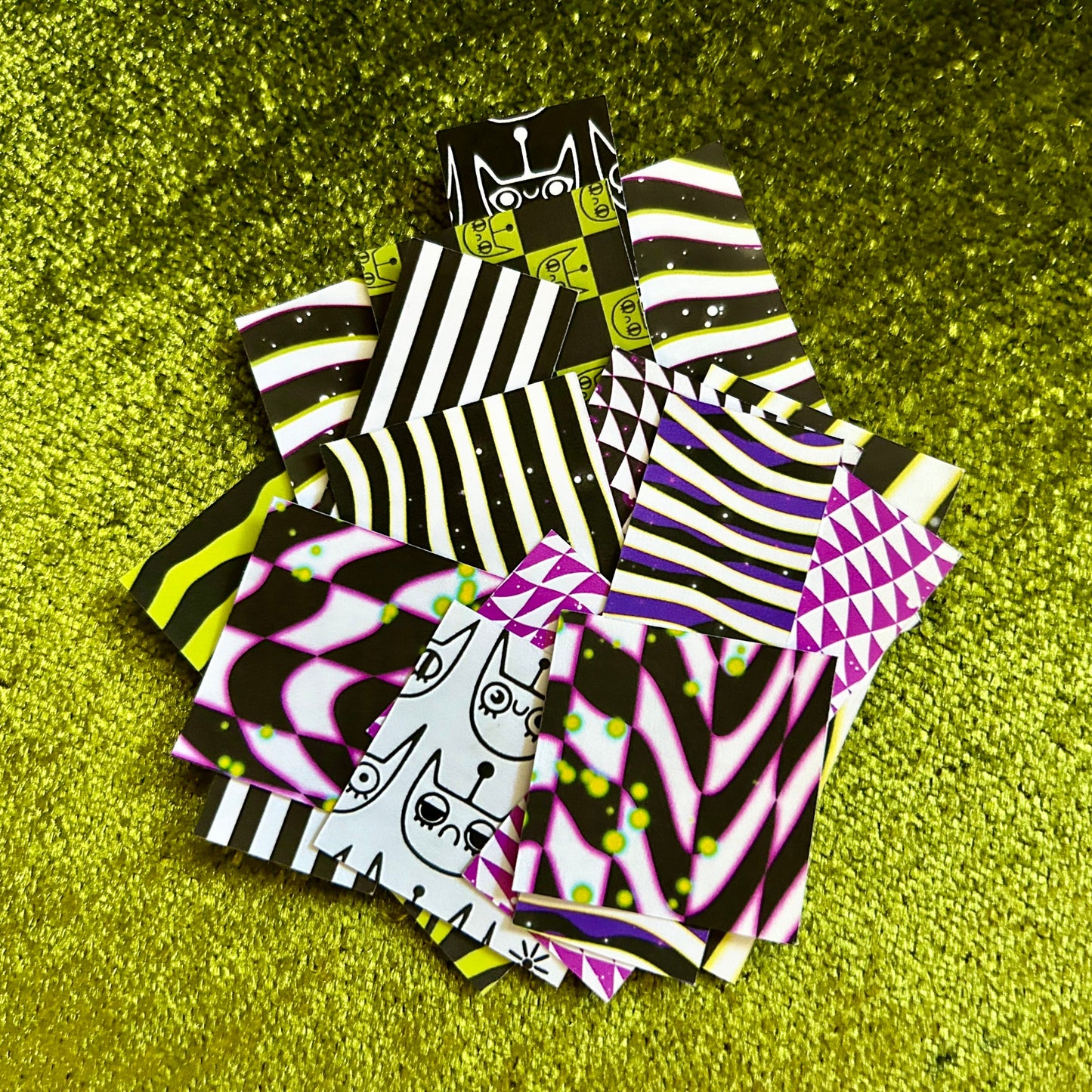 Strange and Unusual Sticker Scrap Pack - Small Shapes