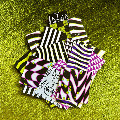 Strange and Unusual Sticker Scrap Pack - Small Shapes