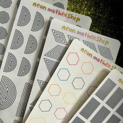 Geo Sticker Sampler Pack