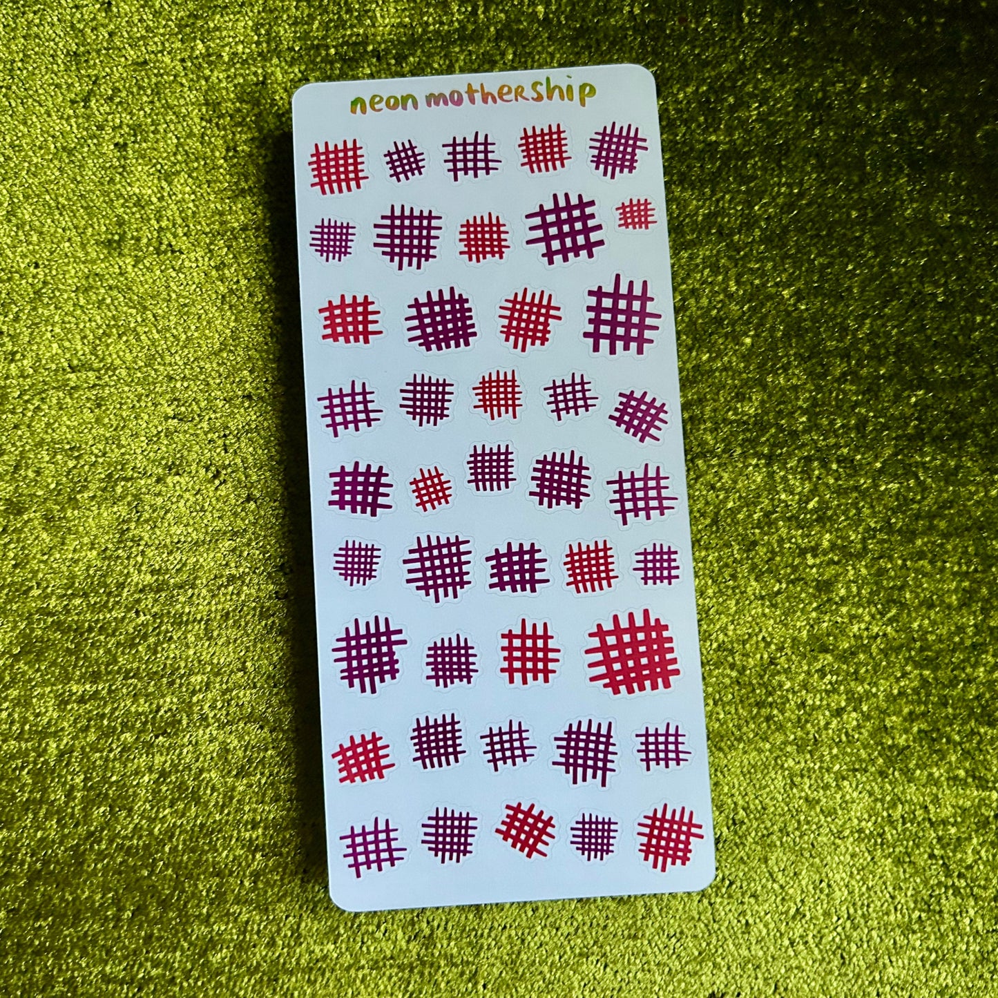 Mini Space Waffles Deco - Pink + Purple